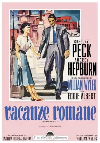 Close Up Roman Holidays Poster | Vacanze Romane - Ein Herz und eine Krone | italienisches Kinoplakat | Gregory Peck, Audrey Hepburn | 70 x 100 cm von Close Up
