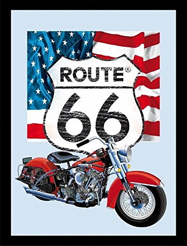 Close Up Route 66 Spiegel Roadster Bike (22cm x 32cm) von Close Up