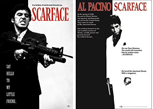 Close Up Scarface Poster 2er-Set (61cm x 91,5cm) von Close Up