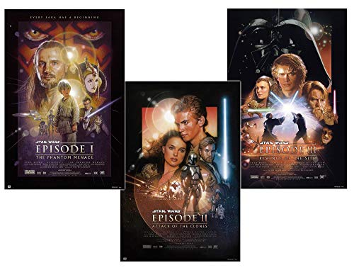 Close Up Star Wars Episode I-III Poster 3er-Set (61cm x 91,5cm) von Close Up