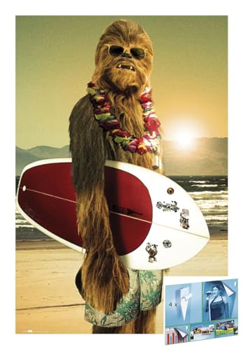 Close Up Star Wars - Poster (Chewbacca Surfin') (Größe: 61cm x 91,5 cm) (Poster & Poster Strips) von Close Up