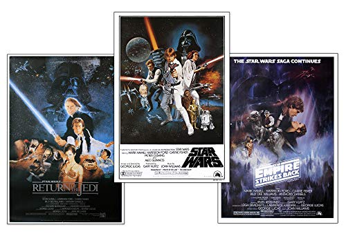 Close Up Star Wars Posterset Filmplakat Episode 4-6 (61,0 cm x 91,5 cm) 3er Set + Ãœ-Poster von Close Up