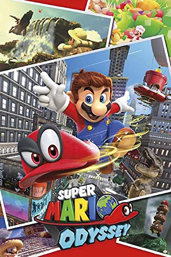Close Up Super Mario Poster Odyssey Collage (61cm x 91,5cm) + Ãœ-Poster von Close Up