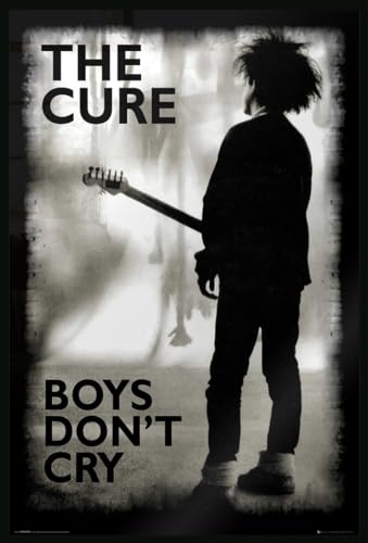 Close Up The Cure - Gerahmtes Poster (Boys Don 't Cry - Black & White) (Größe: 61cm x 91,5cm) von Close Up