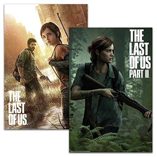 Close Up The Last of Us Part I & II Posterset (61 cm x 91,5 cm) 2er Set Videospiel Poster, mehrfarbig von Close Up