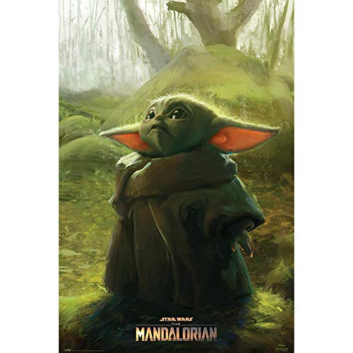 Close Up The Mandalorian Poster Grogu The Child (61cm x 91,5cm) + weiÃŸe Geschenkverpackung. Verschenkfertig! von Close Up
