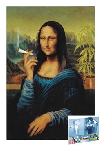 Close Up The Mona Lisa - Poster (Smoking) (Größe: 61cm x 91,5cm) (Poster & Poster Strips) von Close Up