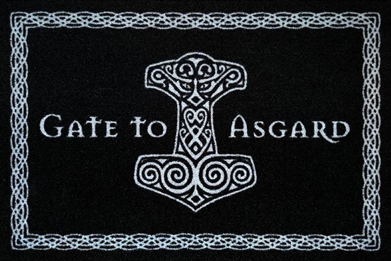 Close Up Fußmatte Gate to Asgard Fußmatte schwarz von Close Up