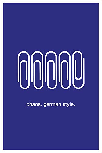 Kunstdruck/Mini-Poster - Chaos German Style - Premium Art Print, blau - Hochformat 20 x 30 cm Kunstdruck/Mini-Poster - Chaos German Style - Premium Art Print, blau - Hochformat 20 x 30 cm von Close Up