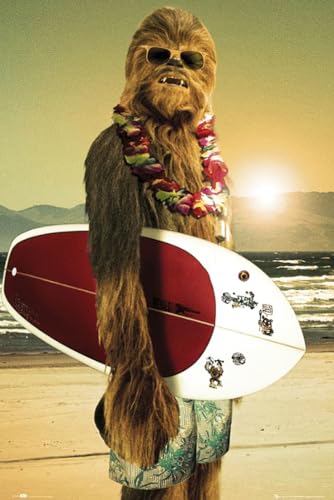 Star Wars Close Up Poster Chewbacca Surfin' (61 cm x 91,5 cm) von Close Up