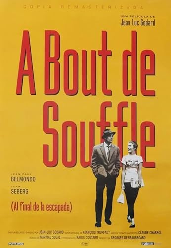 Close_up Außer Atem - Breathless (1959) | US Import Filmplakat, Poster [68 x 98 cm] von Close_up