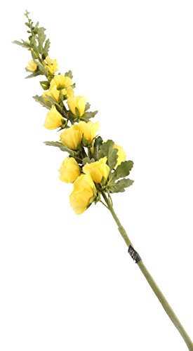 Closer 2 Nature F073YL Floral Elegance, Stockrose, 118 cm, Einzelstamm, gelb von Closer 2 Nature
