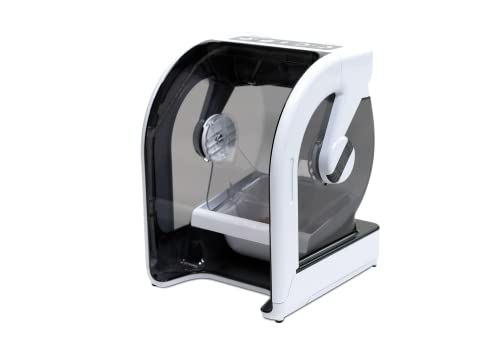 Closer Pets MiBowl Automatischer selektiver Mikrochip-Futterspender für Haustiere (CP500) – BPA und BHT freier Napf mit geschlossener Rückseite für kleine bis mittelgroße Katzen und kleine Hunde, Weiß von Closer Pets