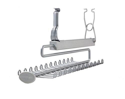 ClosetMaid 78060 Krawatten- und Gürtelablage für Drahtregal, satiniertes Chrom von ClosetMaid