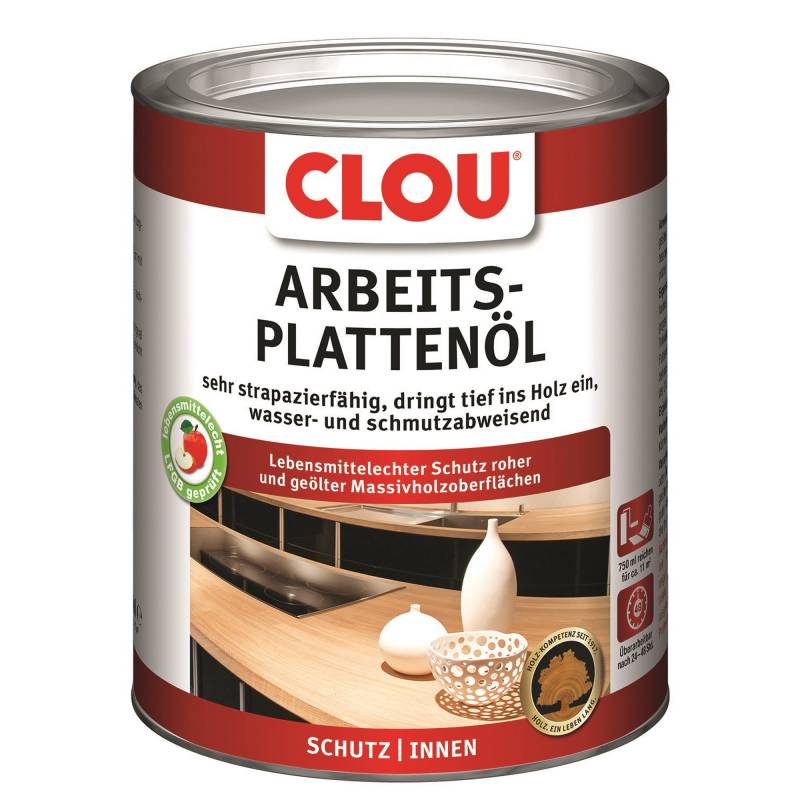 Clou Arbeitsplattenöl transparent 750 ml von Clou