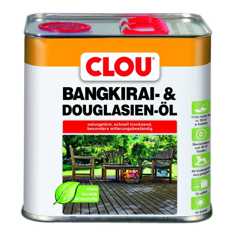 Clou Bangkirai & Douglasien Öl 2,5 L von Clou