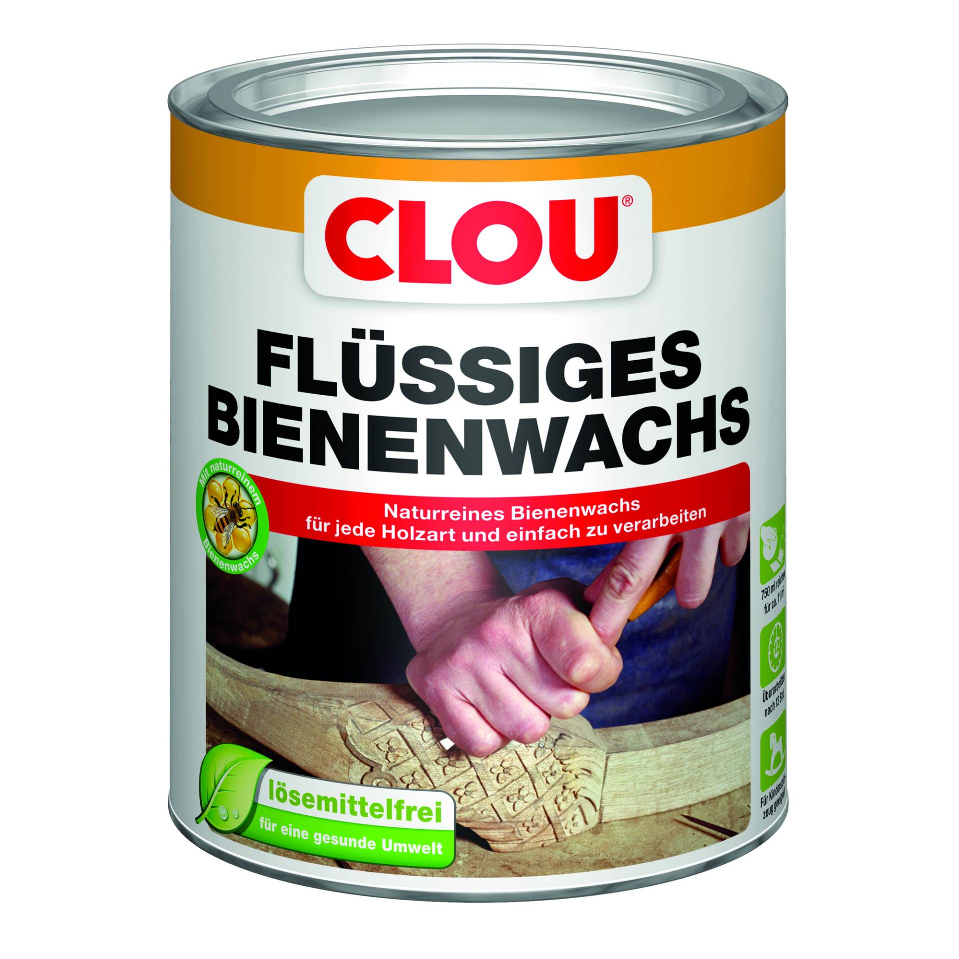 Clou Bienenwachs transparent 750 ml von Clou