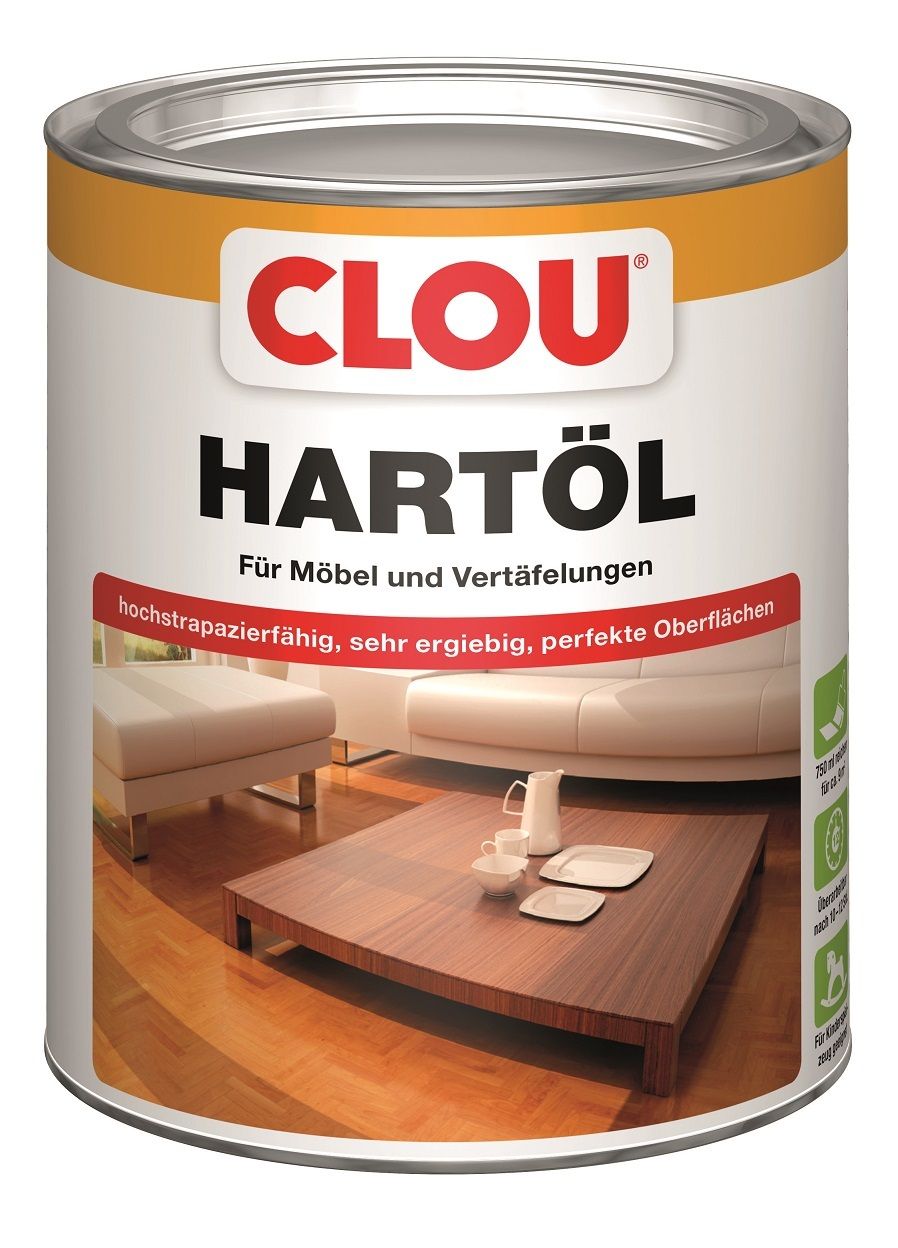 Clou Hartöl 750 ml farblos von Clou