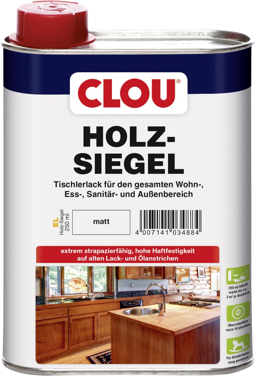 Clou Holz Siegel 250 ml matt von Clou