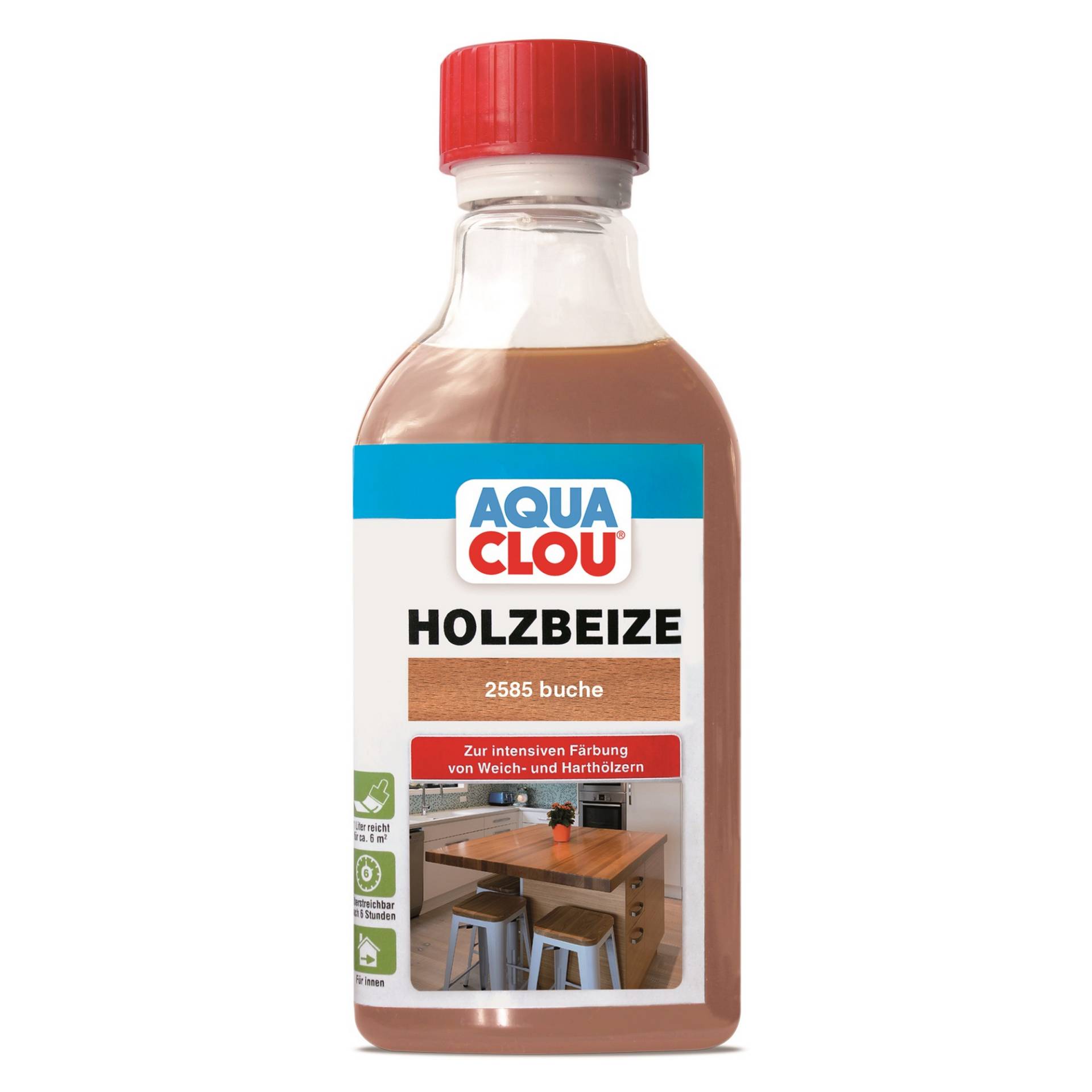 Clou Holzbeize buchefarben 250 ml von Clou