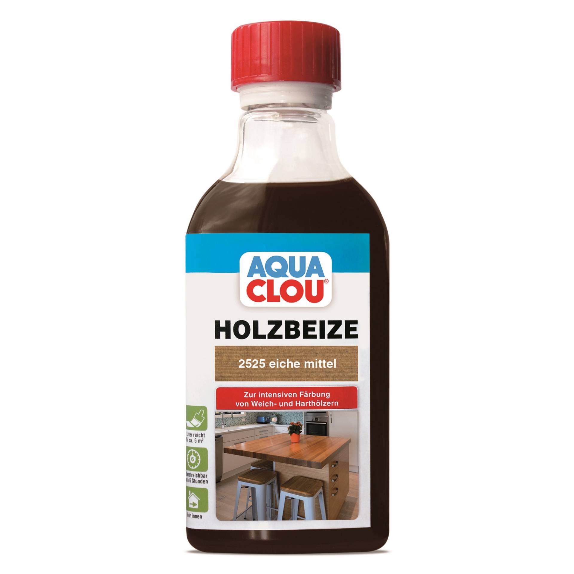 Clou Holzbeize eichefarben mittel 250 ml von Clou