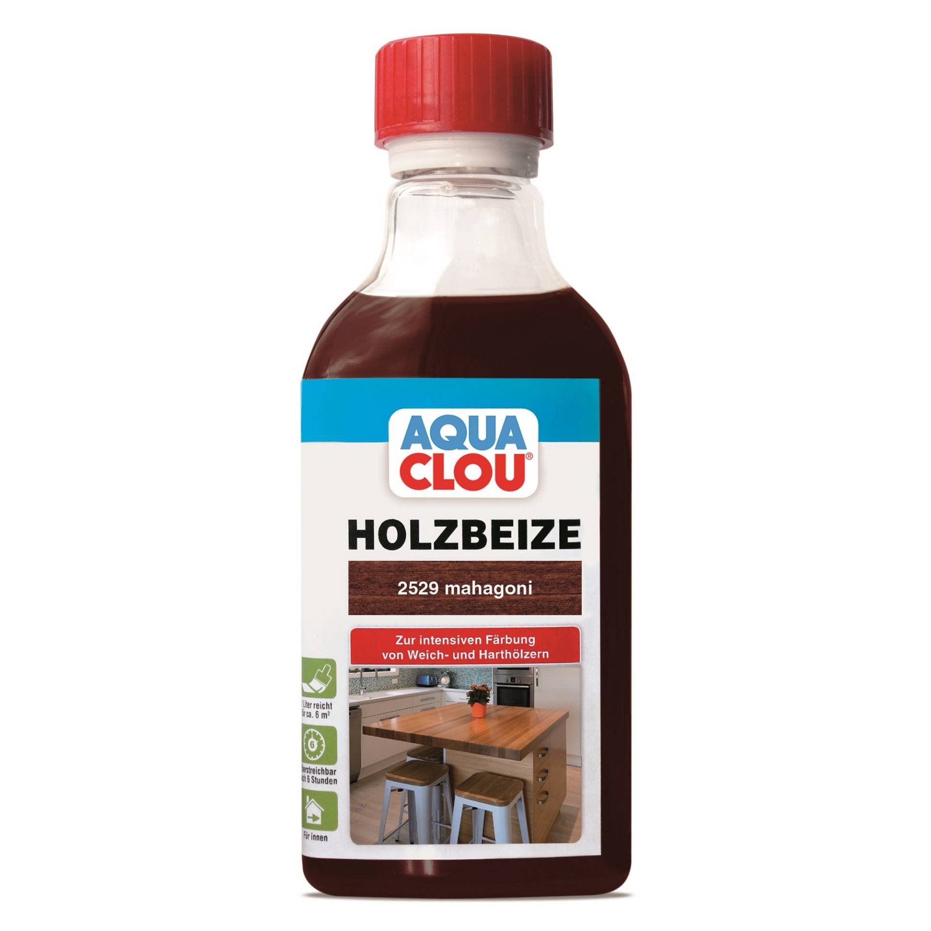 Clou Holzbeize mahagonifarben 250 ml von Clou