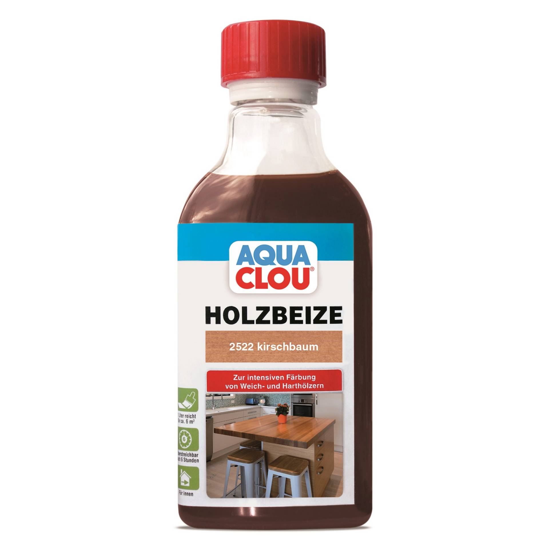 Clou Holzbeize kirschbaumfarben 250 ml von Clou