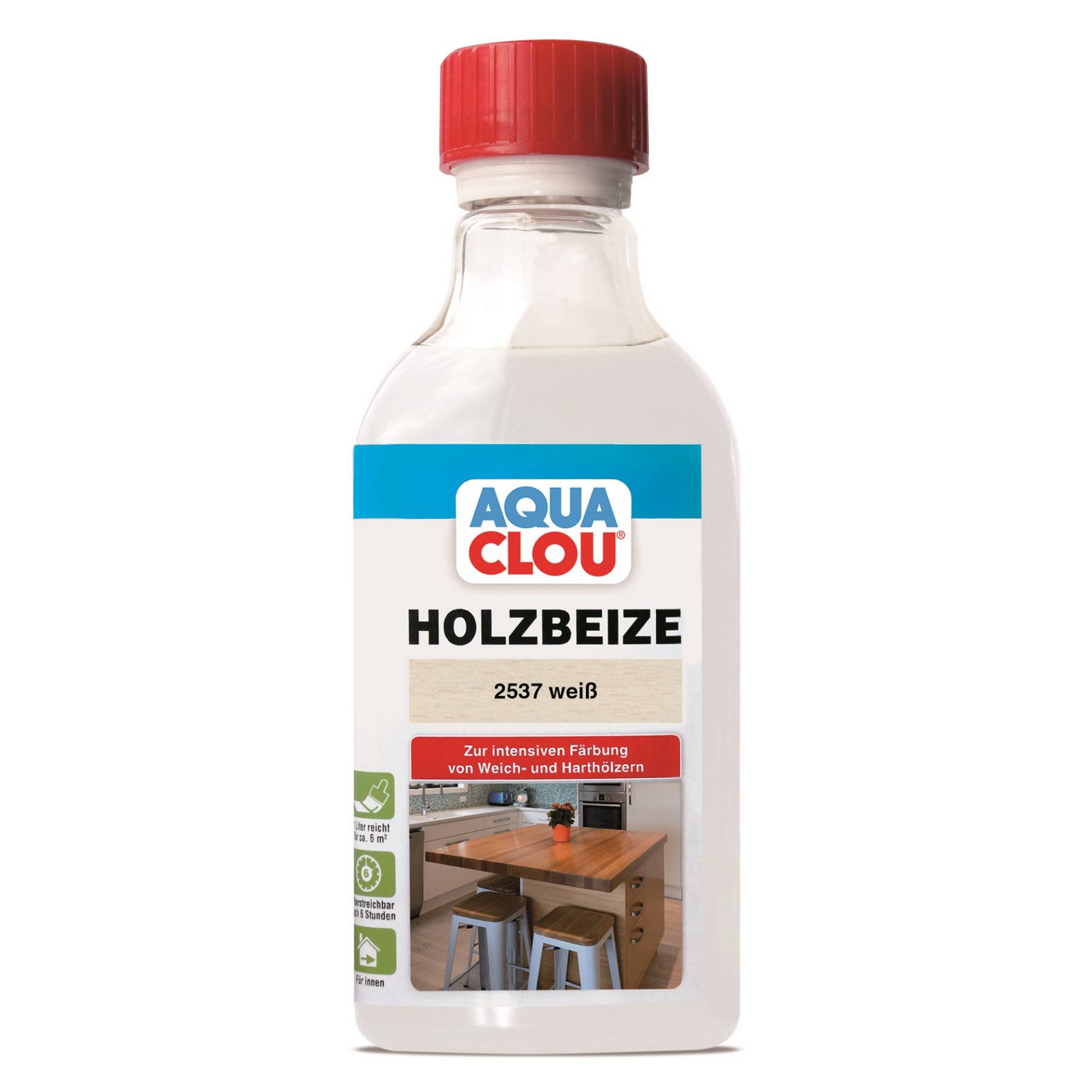 Clou Holzbeize weiß 250 ml von Clou