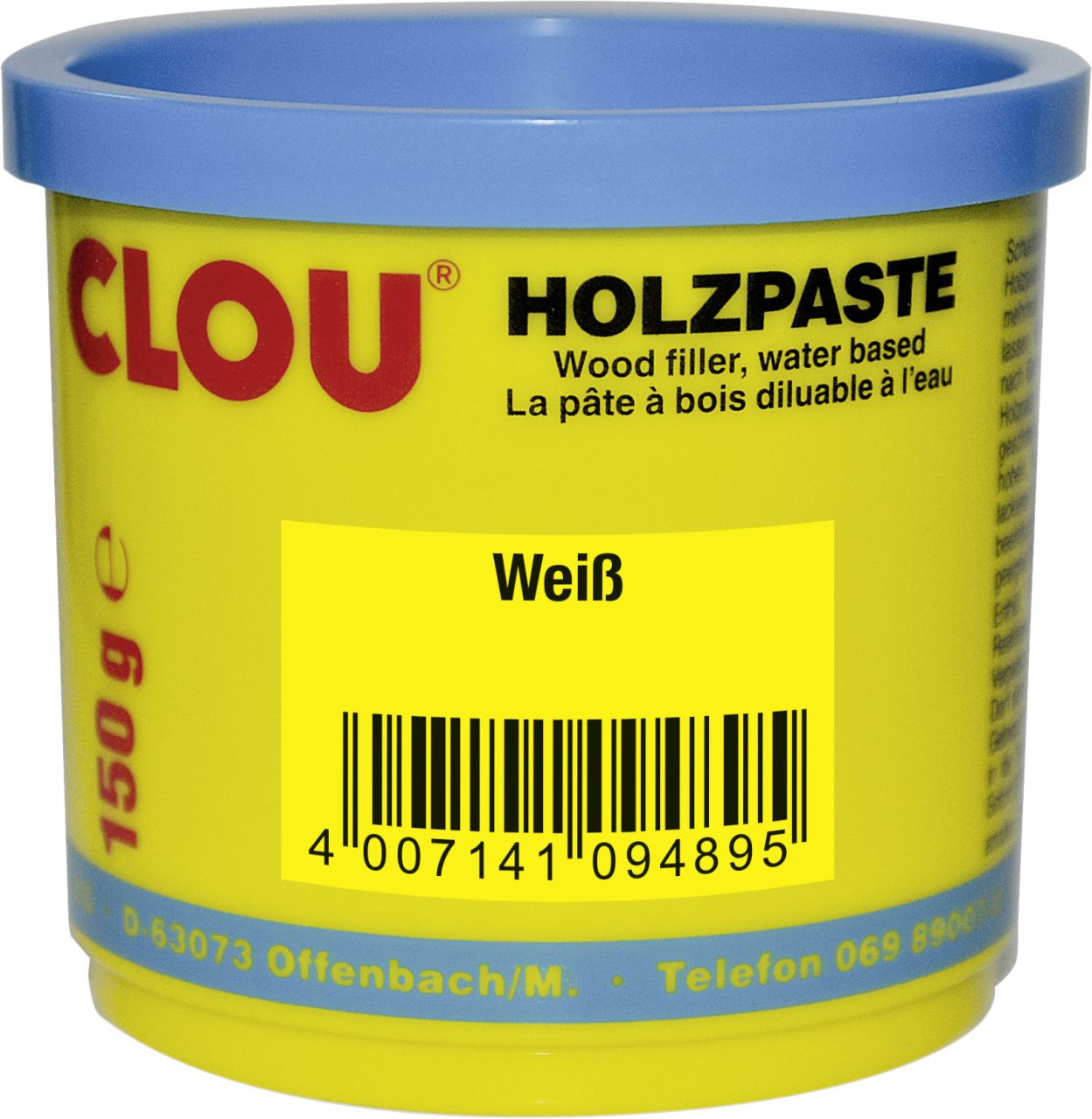 Clou Holzpaste 150 g weiß von Clou