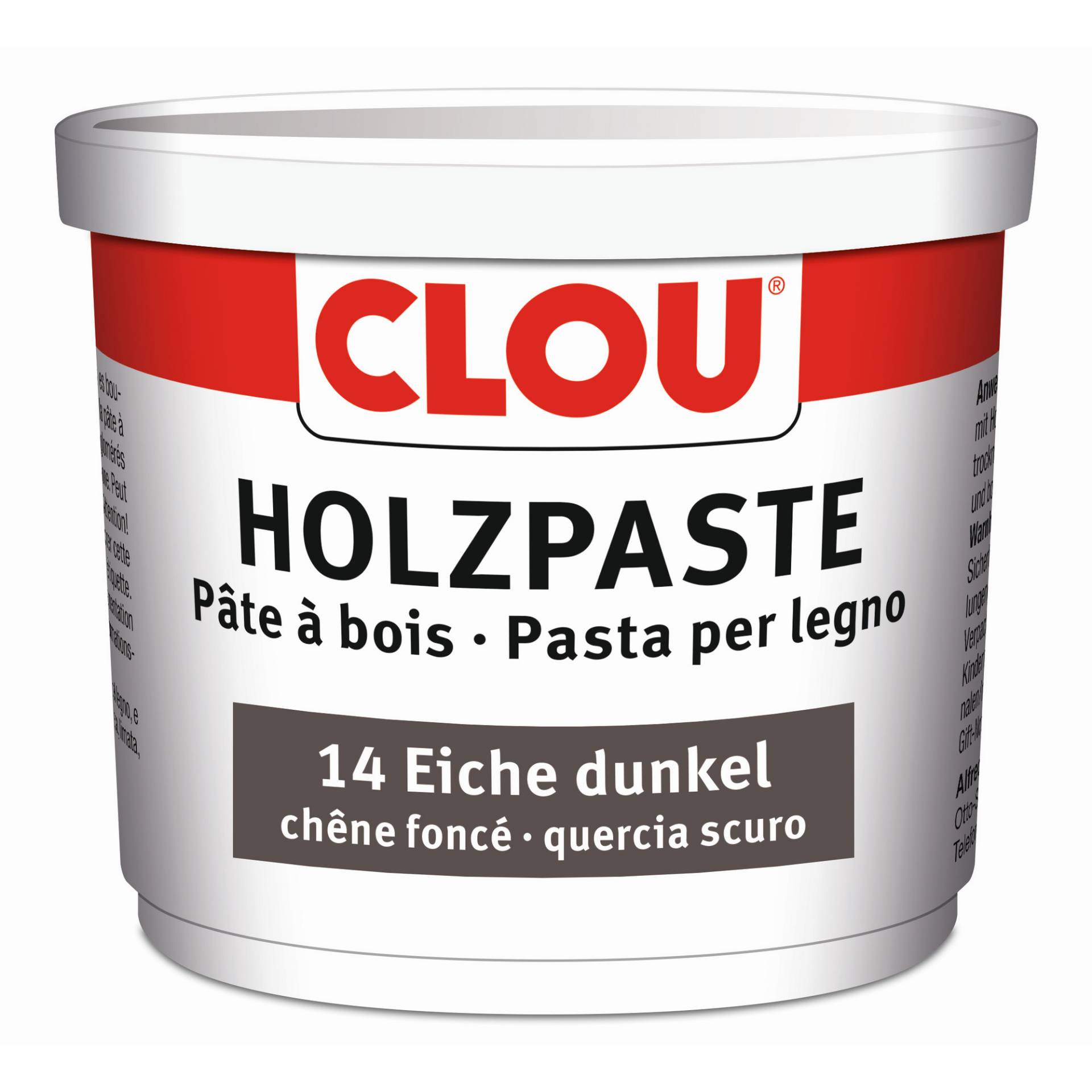 Clou Holzpaste eichefarben dunkel 150 g von Clou