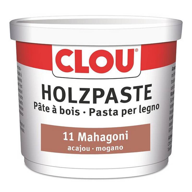 Clou Holzpaste mahagonifarben 150 g von Clou