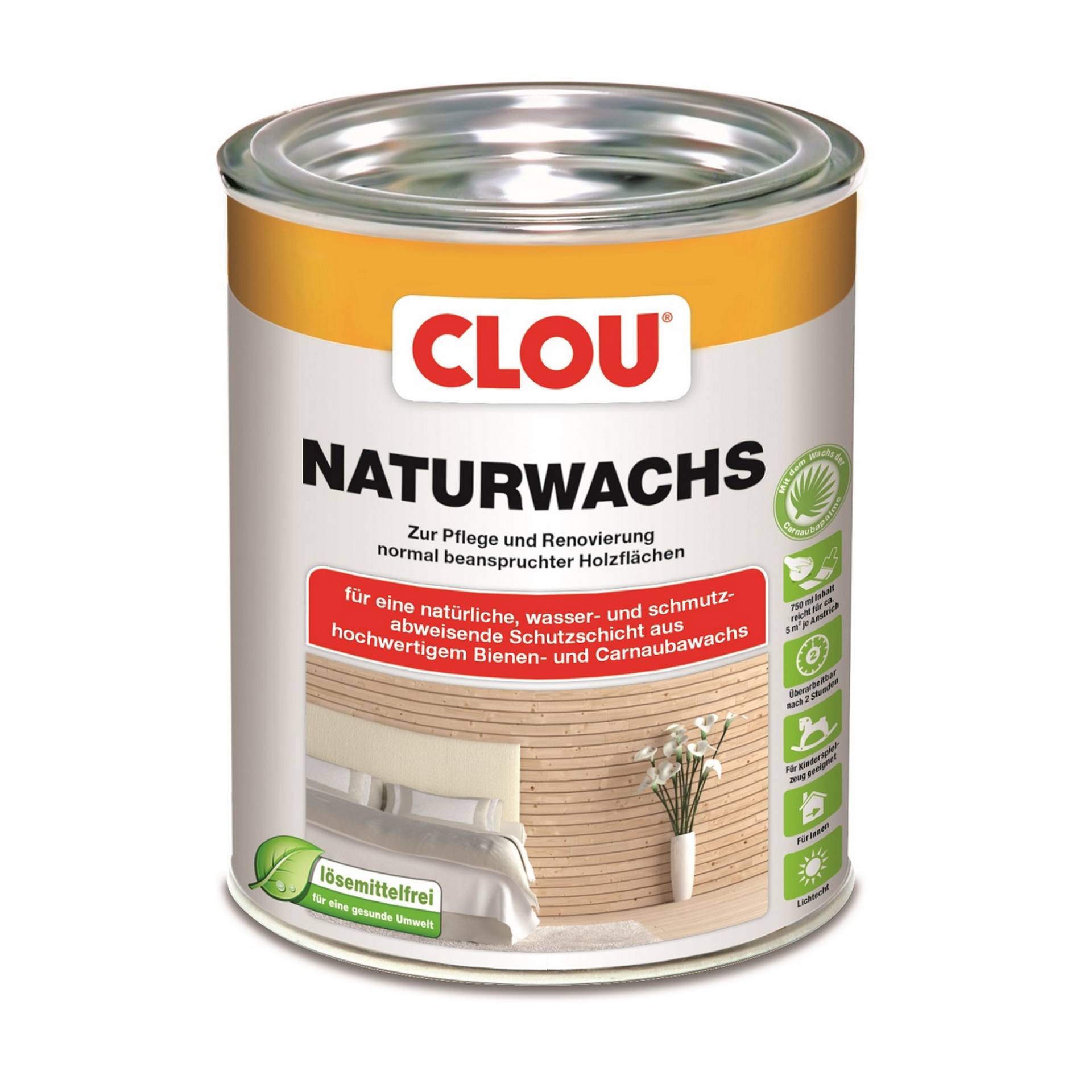 Clou Holzwachs transparent 750 ml von Clou