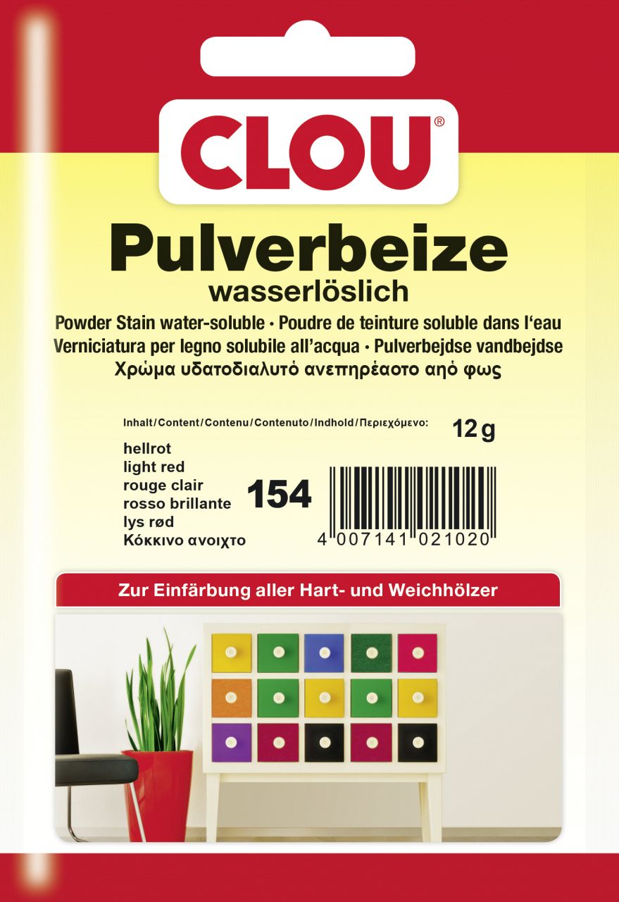 Clou Pulverbeize 12 g hellrot von Clou