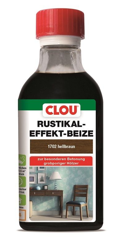 Clou Rustik Beize 250 ml hellbraun von Clou