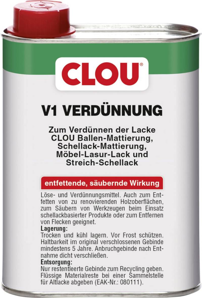 Clou Verdünnung V1 250 ml von Clou