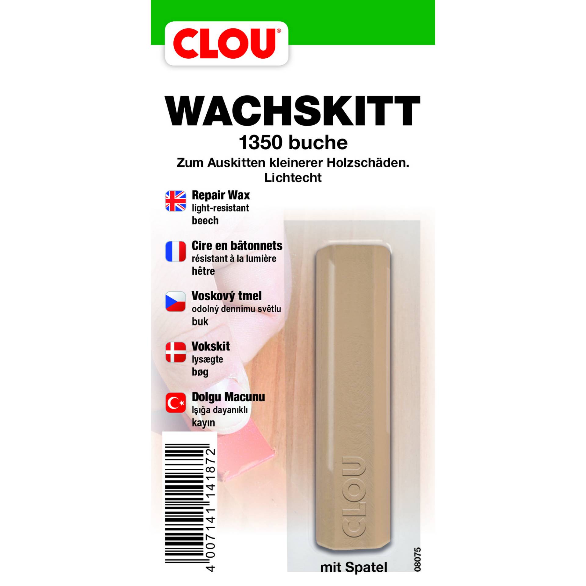 Clou Wachskitt buchefarben von Clou