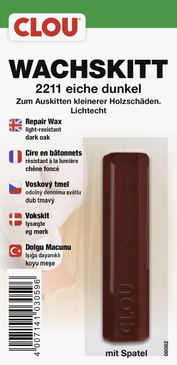 Clou Wachskitt eiche dunkel von Clou