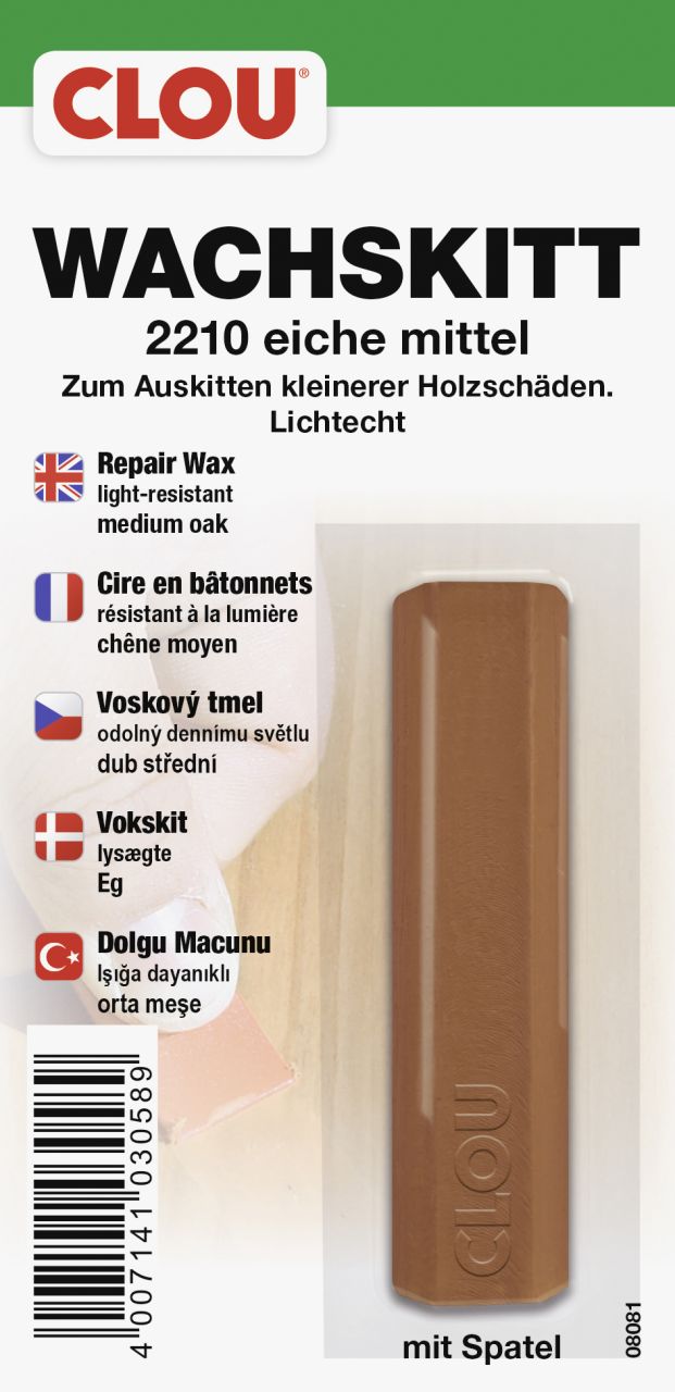 Clou Wachskitt eiche mittel von Clou