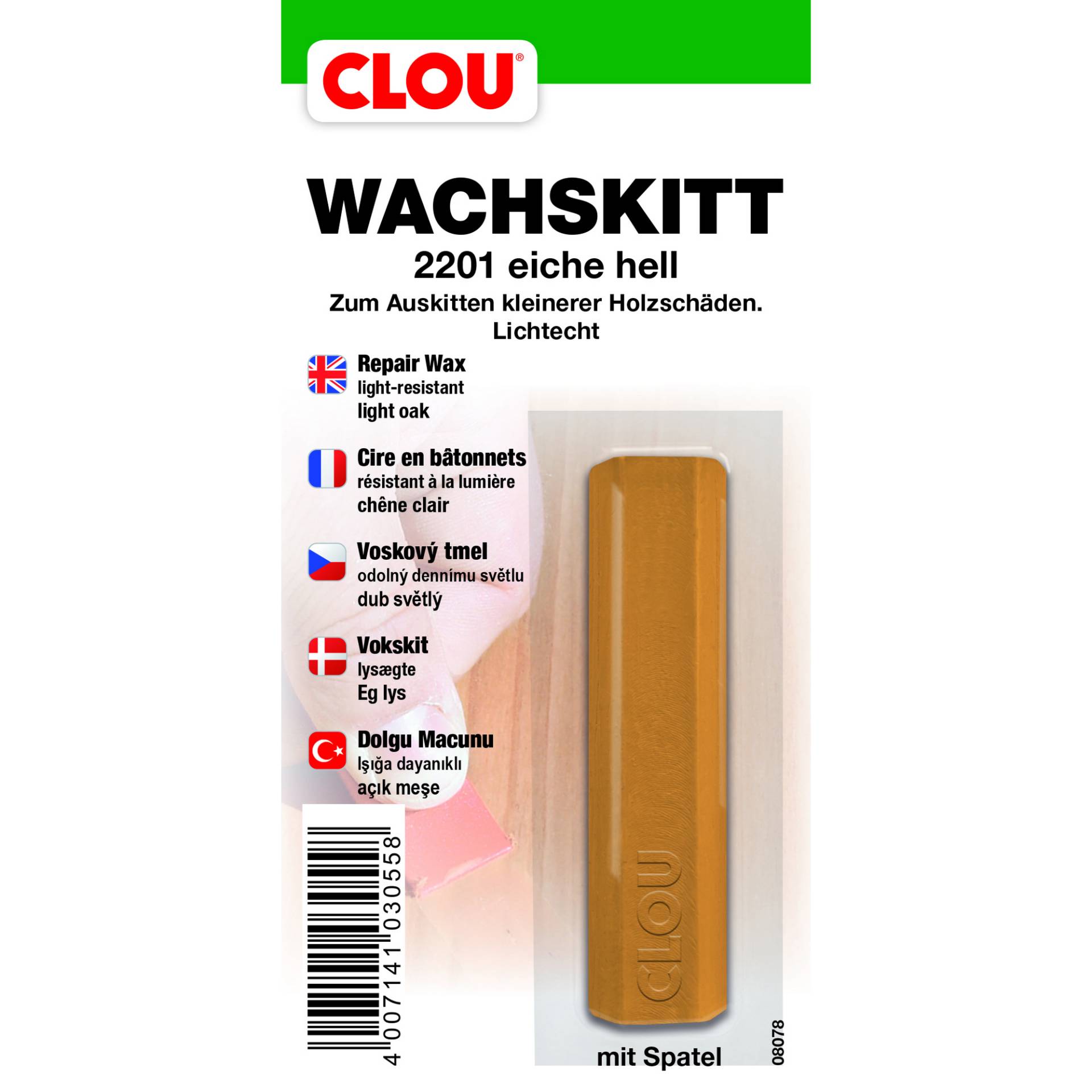 Clou Wachskitt eichefarben hell von Clou