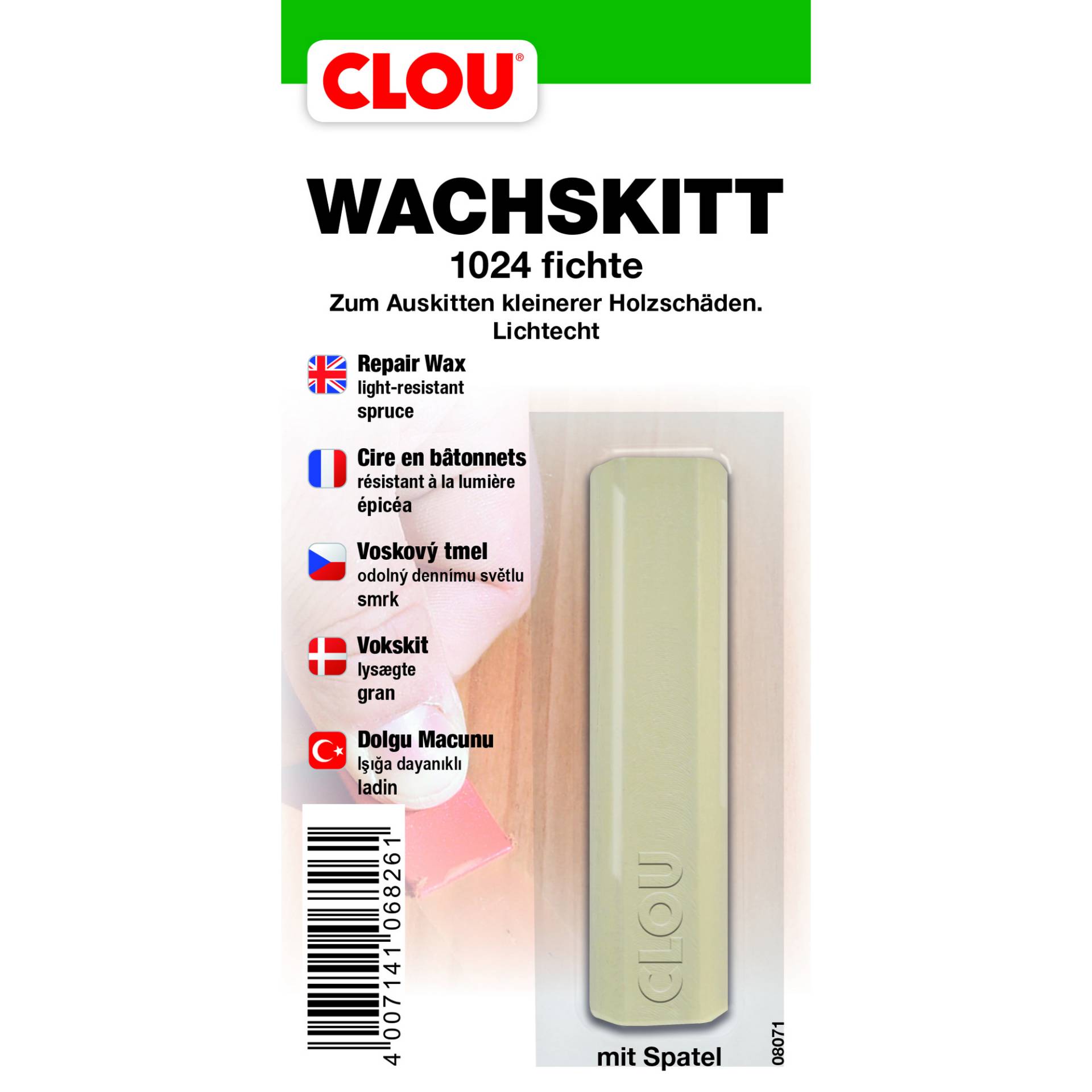 Clou Wachskitt fichtefarben von Clou