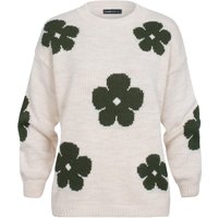 CLOUD 5IVE Rundhalspullover "CLOUD 5IVE Cloud 5ive Crewneck Knit Sweater with Flowers" 1 Stk. von Cloud 5ive
