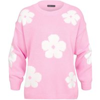 CLOUD 5IVE Rundhalspullover "CLOUD 5IVE Cloud 5ive Crewneck Knit Sweater with Flowers" 1 Stk. von Cloud 5ive