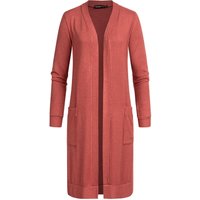 CLOUD 5IVE Strickjacke "CLOUD 5IVE Longform Viskose Cardigan mit 2 seitl. Taschen" von Cloud 5ive