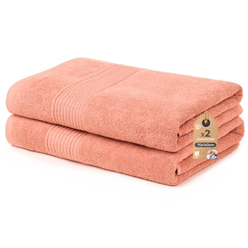 Cloud Pillow 2er Set Duschtücher 70x140 cm – Duschtuch 100% Baumwolle - 500 g/m2 - Weich, Saugstark und Langlebig – Oeko-TEX – Ideal für Bad & Wellness Cloud Pillow 2er Set Duschtücher 70x140 cm – Duschtuch 100% Baumwolle - 500 g/m2 - Weich, Saugstark und Langlebig – Oeko-TEX – Ideal für Bad & Wellness von Cloud Pillow
