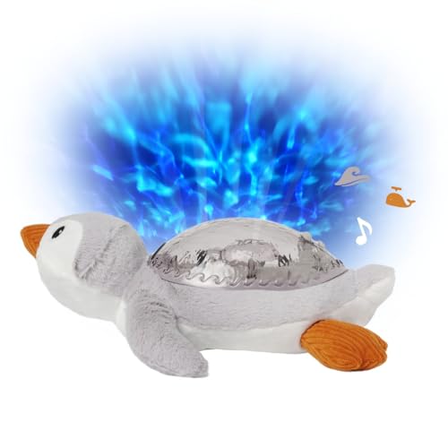 Cloud b Tranquil Nachtlicht Pinguin Lampe mit Sound Penguin von Cloud b
