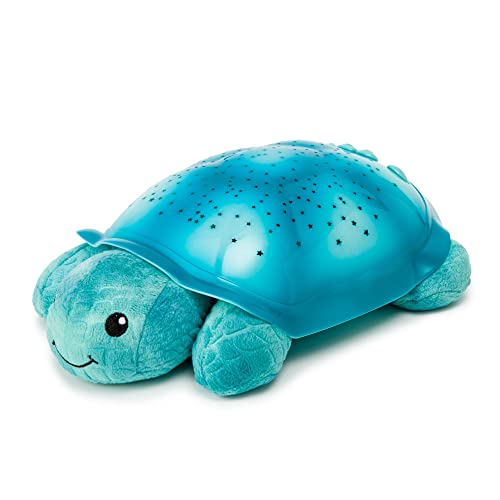 Cloud b Comforting Nightlight Star Projector w/ Soothing Sounds | Gentle Brightness | 3 Colors | Auto-Shutoff | Twinkling Twilight Turtle Aqua von Cloud b