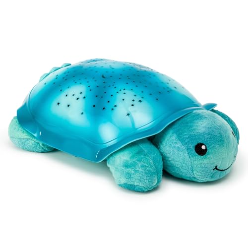 Cloud b Comforting Nightlight Star Projector w/ Soothing Sounds | Gentle Brightness | 3 Colors | Auto-Shutoff | Twinkling Twilight Turtle Aqua von Cloud b