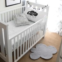 Wollteppich, Grauer Filzteppich, Kinderzimmerteppich, Kinderzimmerteppich von CloudDen