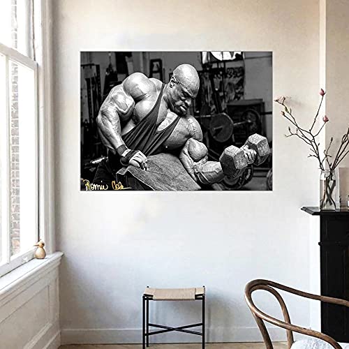 CloudShang Ronnie Coleman Poster Verschiedene Größen Bodybuilding Poster Sport Home Gym Deko Motivierende Wand Bilder Inspirierende Muskeltraining Kunstdrucke Fitness Bild J05146 von CloudShang