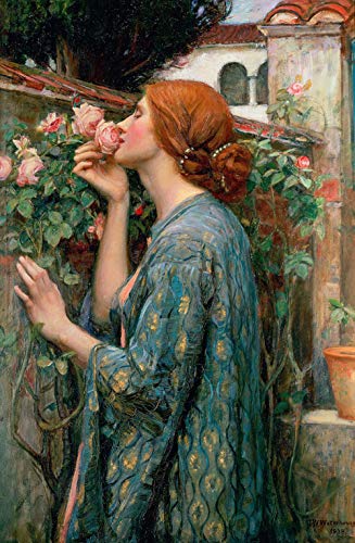 Die Seele der Rose Bild William Waterhouse Bild Retro Poster Skandinavischen Wandbild Moderne Wohnzimmer Gemäldewerk Wand Dekor Leinwand Gemälde I08160 von CloudShang